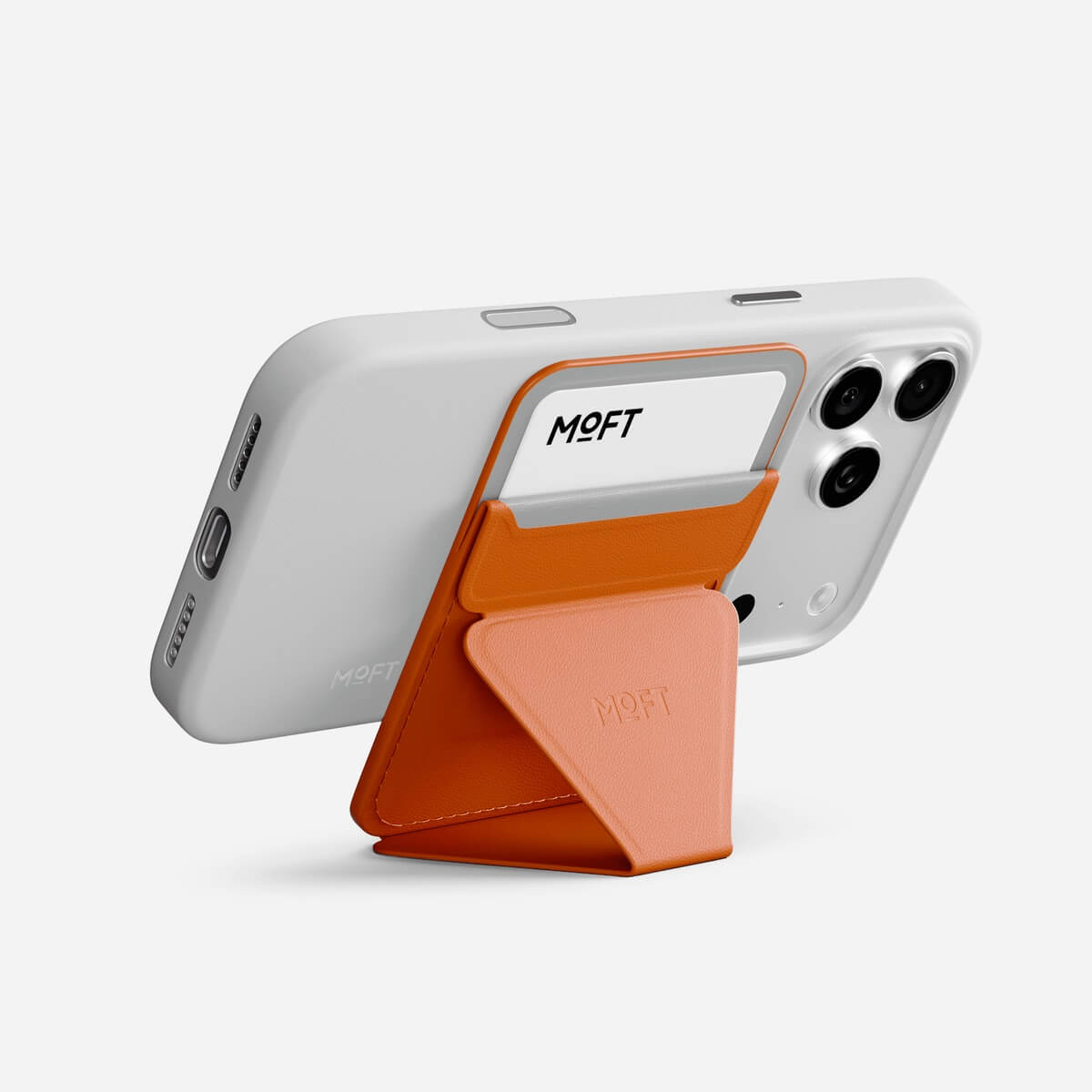 MOFT Trackable Snap-On — magnetyczny portfel i stojak z Apple Find My