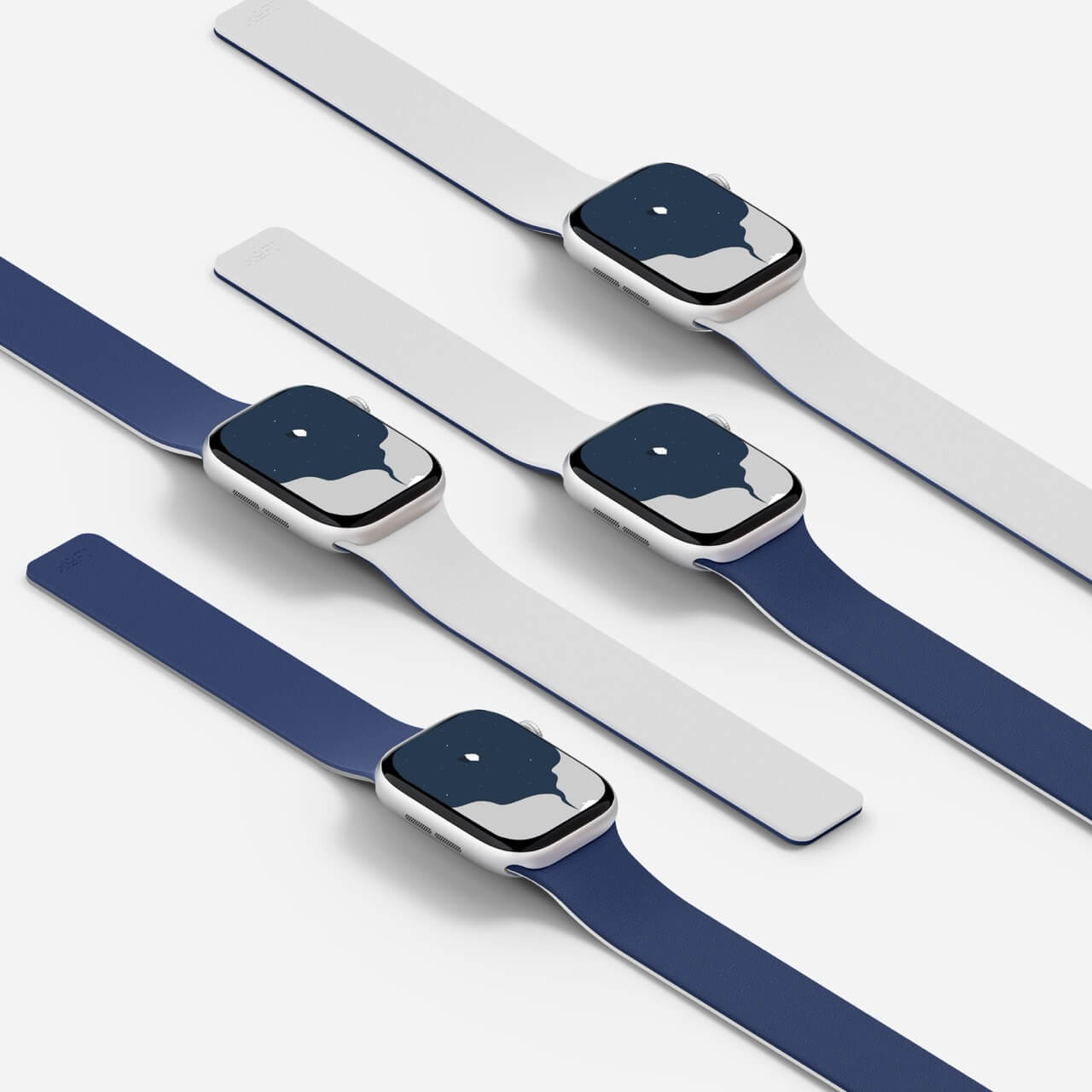 MOFT Snap Duo - paski do Apple Watch
